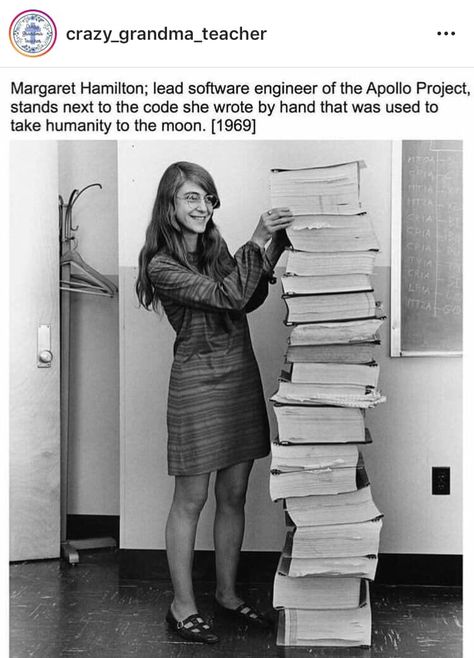 Computer Science Women, Coding Python, Chronic Illness Humor, Illness Humor, Margaret Hamilton, Science Girl, Neil Armstrong, Apollo 11, Man On The Moon