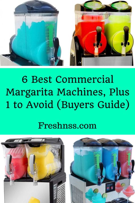 6 Best Commercial Margarita Machine, Plus 1 to Avoid (2020 Buyers Guide) | Freshnss Frozen Drink Machine Recipes Alcohol, Slushie Machine Alcohol Drinks, Frozen Drink Machine Recipes, Slushy Machine Alcohol Drinks, Slushy Machine Recipes, Recipes For Margarita Machine, Slush Machine Recipes, Slushy Business, Slushie Machine Recipes