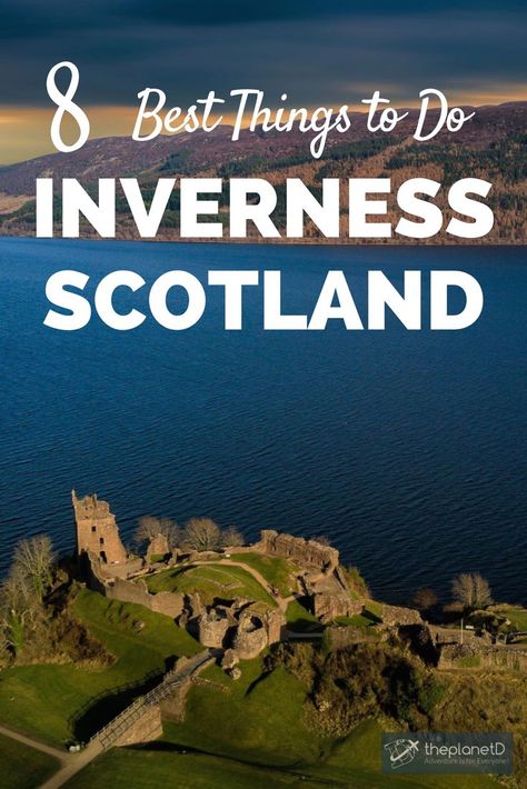 8 of the best things to do in Inverness, Scotland, including stops in Loch Ness and the Ness Islands. The best of travel in the Scottish Highlands. | Blog by The Planet D: Canada's Adventure Travel Couple Inverness Scotland, Scotland Vacation, Scotland Road Trip, Scotland Highlands, Visit Scotland, Loch Ness, Travel Hotel, England And Scotland, London Eye