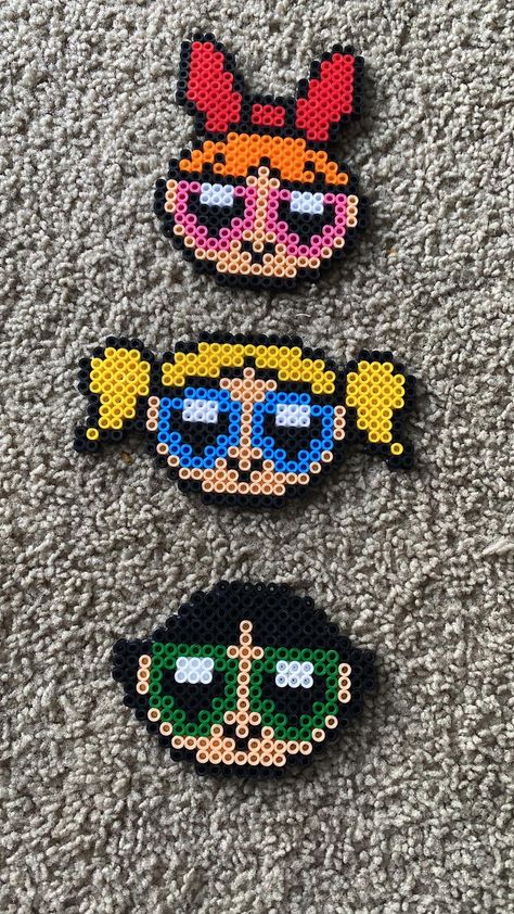 Miraculous Perler Beads, Beetlejuice Perler Bead Patterns, Fortnite Perler Beads, Fun Perler Bead Ideas, Nightmare Before Christmas Perler Beads, Perler Bead Patterns Disney, Cute Perler Beads, Cute Perler Bead Ideas, Melty Bead Designs