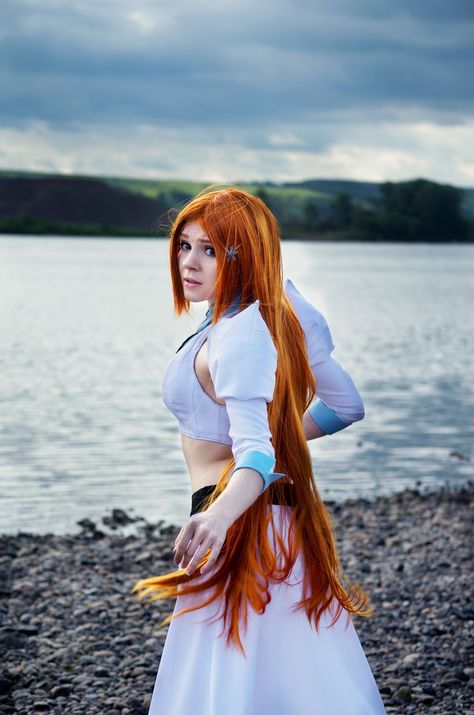 Orihime Cosplay, Bleach Orihime, Inoue Orihime, Orihime Inoue, Japanese Fashion, Bleach, Cover Up, Deviantart