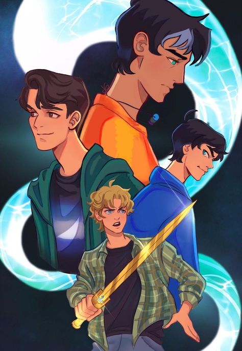 Percy Jackson Wallpaper, Persassy Jackson, Trials Of Apollo, Percy Jackson Fan Art, Percy Jackson Characters, Magnus Chase, Kane Chronicles, Leo Valdez, Percy Jackson Art