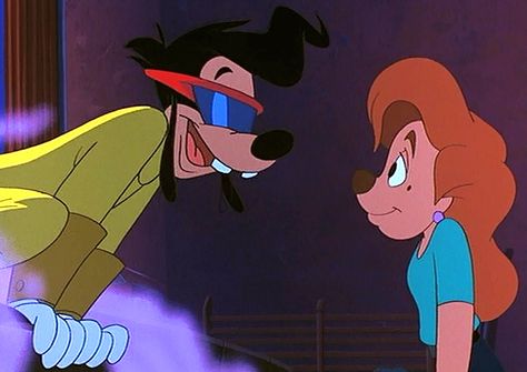 A Goofy Movie (1995)...these songs always get stuck in my head lol Goofy Ahh Images, Disney Viejo, Max And Roxanne, A Goofy Movie, Goof Troop, Goofy Disney, Goofy Movie, Goofy Ahh, Cartoons Love