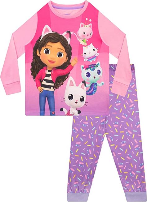 DreamWorks Girls Pyjamas Gabbys Dollhouse Multicolor 5-6 Years : Amazon.co.uk: Clothing Pandy Paws, Kitty Fairy, Disney Doc Mcstuffins, Purple Pajamas, Character Pattern, Cat Pajamas, Doc Mcstuffins, Kid Character, Little Kittens