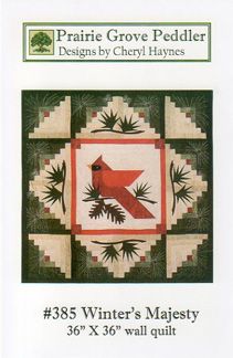 - WInter's Majesty Pattern - Quilting by the Bay in Panama City, Florida featuring Quilting Fabric, Quilt Books, Quilt Patterns and Quilt supplies Cardinal Quilt, Wall Quilt Patterns, Winter Wall Decor, Quilt Retreat, Holiday Quilts, Wall Quilts, Fabric Bolts, Quilt Kits, Rustic Elegance