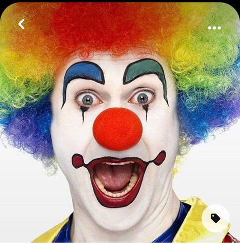 Clown Face Paint, Clown Hair, Clown Stuff, Clown Wig, Jester Costume, The Mask Costume, Clown Clothes, Rainbow Wig, Clown Horror