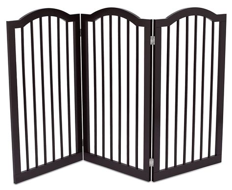 Internet's Best Pet Gate with Arched Top | 3 Panel | 36 Inch Tall Fence | Free Standing Folding Z Shape Indoor Doorway Hall Stairs Dog Puppy Gate | Espresso | Wooden -- Review more details here (This is an amazon affiliate link. I may earn commission from it) Tall Fence, Puppy Gates, Hall Stairs, Safety Fence, Pet Barrier, Dog Playpen, Porch Railing, Safety Gate, Top Beds