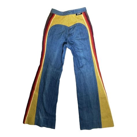 Vintage 70s bell bottom flare jeans W xs 
 

waist... - Depop 70s Bell Bottoms, Disco Fashion, Just You And Me, Bell Bottom, Dressmaking, Bell Bottoms, Waist Size, Vintage 70s, Flare Jeans