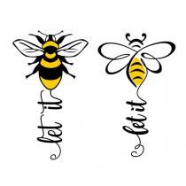 Let It Bee, Bee Svg, Bee Drawing, Honey Bee Decor, Cartoon Bee, Bee Tattoo, Bee On Flower, Bee Crafts, Bee Decor