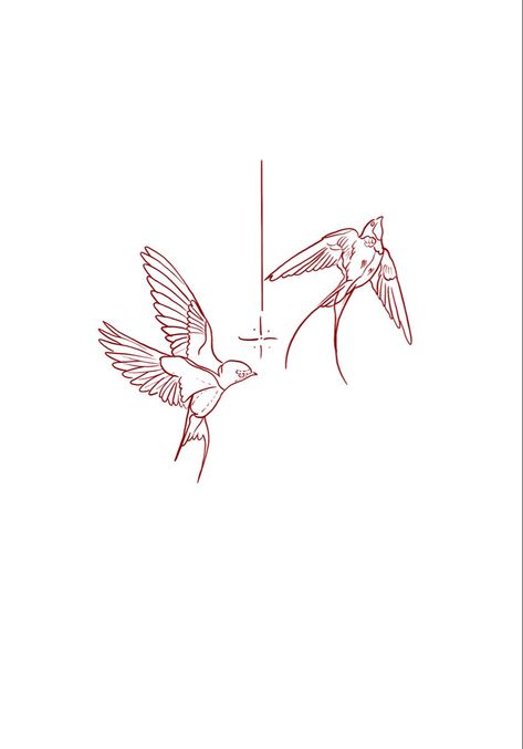 Sparrow And Lilies Tattoo, Different Bird Tattoos, Male Minimalist Tattoo, Christian Bird Tattoo, Sparrow And Lily Tattoo, Line Bird Tattoo, Traditional Sparrow Tattoo, Golondrinas Tattoo, Linework Tattoo Design