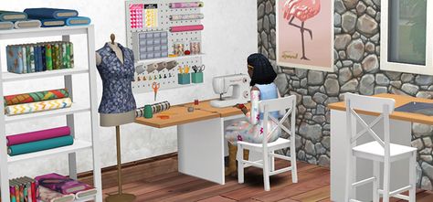 Sewing Sims 4 Cc, Sims 4 Cc Sewing Clutter, Sims 4 Cc Sewing Machine, Sims 4 Sewing Machine, Sims 4 Cc Hobbies And Skills, Sims 4 Sewing Cc, Female Sims, Cc Sims4, Play Sims 4