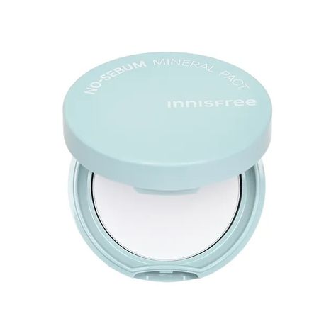 innisfree - No-Sebum Mineral Pact | YesStyle Innisfree Powder, No Sebum Mineral Powder, Mint Extract, Matte Skin, Combo Skin, Translucent Powder, Phone Shop, Mineral Powder, Bare Skin