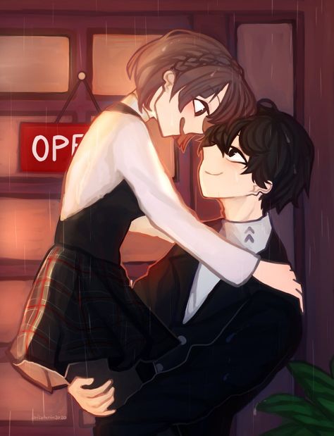 Ren X Makoto, Joker And Makoto, Persona 5 Makoto, Makoto Niijima, Persona Five, Shin Megami Tensei Persona, Persona 5, Me Me Me Anime, League Of Legends