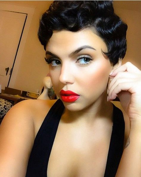 THE LUXURY IS IN THE CUT on Instagram: “Feeling alittle Betty Bopish today hbu?  @minkedbymoriah ______________________________________________ 🏆GIVEAWAY- FIRST 100 LIKES AND 100…” Betty Boop Hairstyle, Betty Boop Hair, Vintage Short Hair, Natural Hair Weaves, Vintage Hairstyles Tutorial, Two Braid Hairstyles, Medium Waves, Hairstyle Long, Braided Hairstyles For Black Women Cornrows