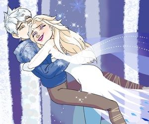 Jelsa Fanart Cute, Elsa And Jack Frost, Jelsa Fanart, Disney Hogwarts, Type Of Relationship, Frozen Love, Jack Frost And Elsa, Jack And Elsa, Disney Princess Elsa