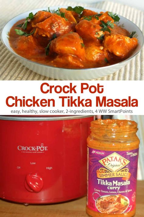 Chicken Tikka Masala Crockpot, Tikka Masala Crockpot, Crockpot Chicken Tikka Masala, Chicken Tikka Masala Slow Cooker, Chicken Tiki Masala, Slow Cooker Tikka Masala, Tikki Masala, Tikka Masala Sauce, Chicken Tikka Masala Recipes