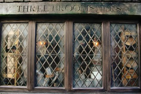 three broomsticks The Three Broomsticks, Three Broomsticks, Hufflepuff Aesthetic, The Wizarding World Of Harry Potter, Hogwarts Aesthetic, Hogwarts Is My Home, Diagon Alley, School Of Witchcraft, Ginny Weasley