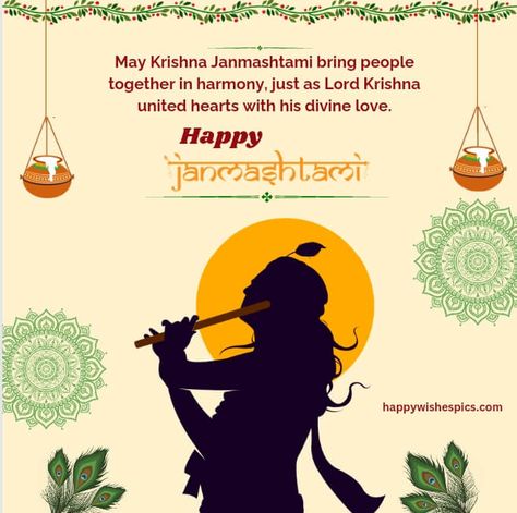 Happy Krishna Janmashtami 2023 Wishes, Quotes Images | Wishes Pics Janmashtami Wishes In English, Janmashtami 2023, Happy Janmashtami Quotes, Janmashtami Quotes, 2023 Wishes, Happy Krishna Janmashtami, Happy Krishna, Janmashtami Wishes, Happy Janmashtami