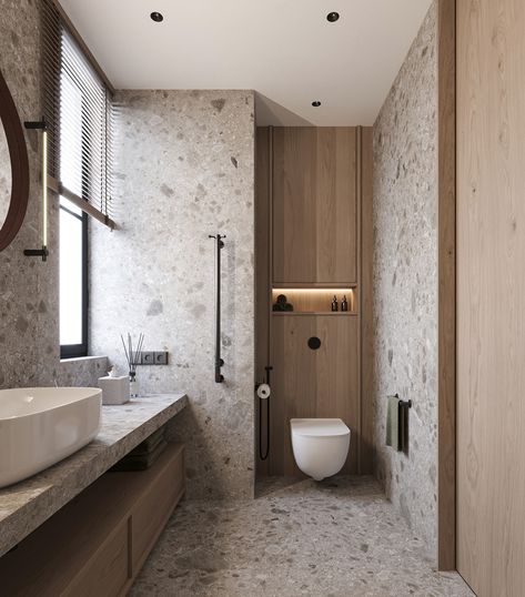 House California, Bathroom Lighting Ideas, Guest Bathroom Design, Architecture Bathroom, Right Light, Bathroom Design Inspiration, Bathroom Remodel Designs, Toilet Design, Bathroom Inspiration Decor