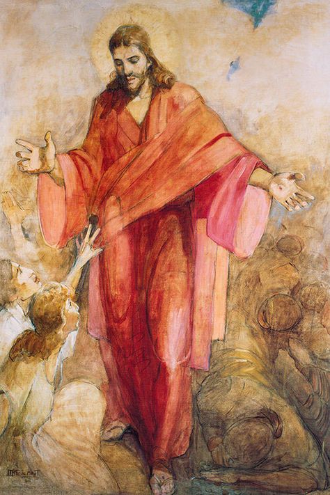 Minerva Teichert, Paintings Of Christ, Lds Artwork, Mormon Art, Doctrine And Covenants, Pictures Of Christ, Lds Art, Pictures Of Jesus Christ, Jesus Art