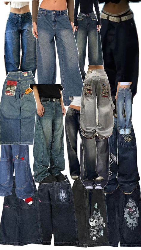 Baggy jeans love Where To Get Baggy Jeans From, Baggy Fit Women, Where To Get Baggy Jeans, Y2k Baggy Outfits, Where To Buy Baggy Jeans, Baggy Jean Fits, Fit Inspo Baggy Clothes, Baggy Y2k Outfit, Baggy Jeans Style