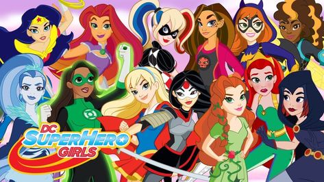 Dc Superhero Girls Dolls, Super Hero High, Warner Bros Discovery, Girls Tv Series, Dc Women, Japanese Superheroes, Dc Super Hero Girls, Super Girls, Hero Girl