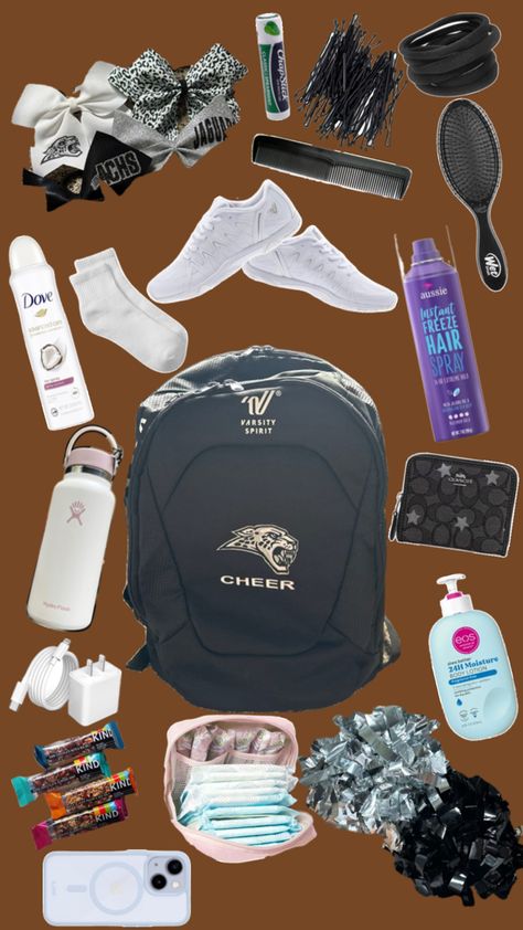 What��’s in my cheer bag for practice and games! Cheer Bag, Cheer Practice