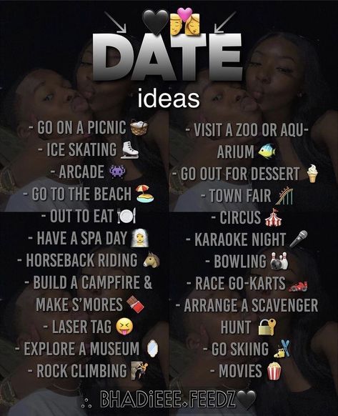 Things To Get With Your Boyfriend, How To Win Him Over Tips, Cute Things To Do On A Date, Fun Things To Do With Your Boyfriend Date Nights, How To Make Her Go Crazy For You, Things To Fo With Boyfriend, Cute Stuff To Do With Your Boyfriend, Date Night Ideas Black Couples, Crazy Things To Do With Your Boyfriend