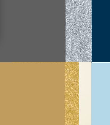 I pulled your color pallette together. Your sofa is the tan and if you chose the grey rug then you can build off that with a chair in greys and ivory. Blues can be your accents to lift the room and be a touch of color that pulls in the hue from the walls! Gold and silver just give the room a finished look. Gold And Gray Color Palette, Copper Colour Palette, Silver Color Palette, Blue Gray Gold, Colours That Go Together, Grey Palette, Gold Palette, Gold Color Scheme, Color Schemes Colour Palettes