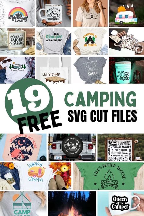 Camper Svg, Camping Svg, Gift Post, Free Camping, Camping Theme, Cricut Explore Air, Cricut Free, Camping Crafts, Diy Cricut