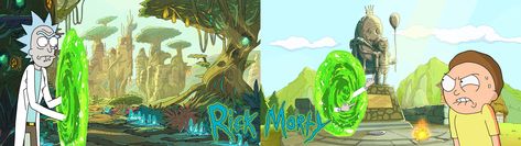 Rick and Morty dual monitors dual display #4K #wallpaper #hdwallpaper #desktop Dual Wallpaper, Wallpaper Rick And Morty, Rick And Morty Wallpaper, Dual Screen Wallpaper, Monitor Wallpaper, Dual Monitor Wallpaper, Rick And Morty Poster, Earth Illustration, 8k Ultra Hd