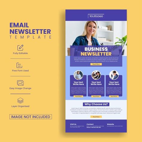 Corporate business marketing email newsl... | Premium Vector #Freepik #vector #information #news #interface #webpage Email Newsletter Template Design, Email Newsletter Template, Newsletter Template, Marketing Email, Email Template, Republic Day, Business Events, Email Templates, Corporate Business