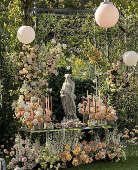 Vincenzo Dascanio, Wow Wedding, Greek Garden, Baroque Wedding, Marathi Wedding, Enchanted Garden Wedding, Diy Photo Backdrop, Pastel Theme, Event Bar