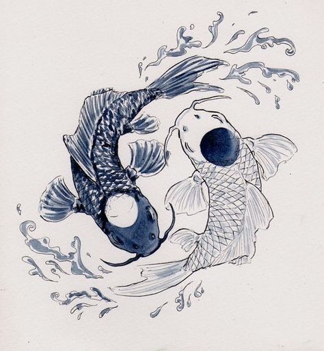 Yue Aesthetic, Atla Tattoo, Princess Yue, Avatar Tattoo, Yin Yang Koi, Koi Fish Drawing, Hourglass Tattoo, Fish Icon, Koi Tattoo