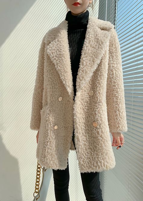 Vivian Seven Women's Coat Women's Winter Coat, Long Overcoat, Outfit Invierno, Coat For Women, Fleece Coat, What Can I Do, Fancy Outfits, Winter Coats Women, Real Fur