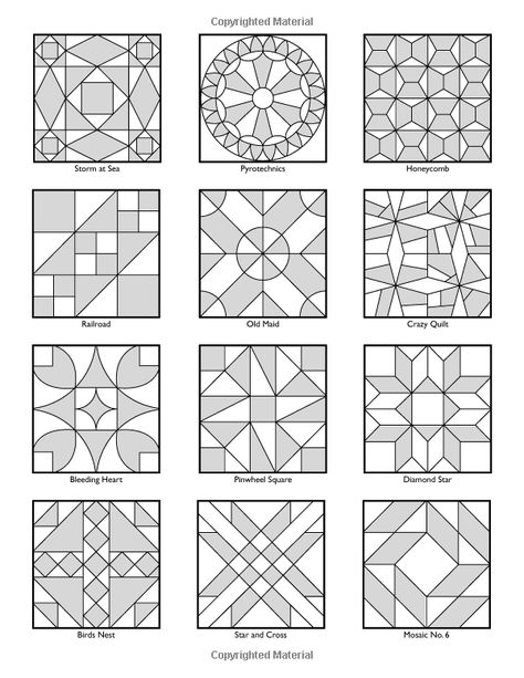 Vintage Notions Coloring Book: Quilt Therapy: Amy Barickman: 9780692701744 3 Color Quilts, Pattern Design Geometry, Shape In Art, Quilt Drawing, One Color Design, Jungle Coloring Pages, Geometric Patterns Drawing, Simple Geometric Designs, Painted Barn Quilts