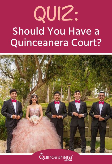 Before you begin selecting your court, take this quiz to find out if you have what it takes to run a quinceanera court smoothly. Quinceanera Tips, Quince Court, Quinceanera Court, Sweet 15 Ideas, Sweet Fifteen, Sweet 16 Photos, Quinceanera Planning, Quinceanera Decorations, Quinceanera Ideas