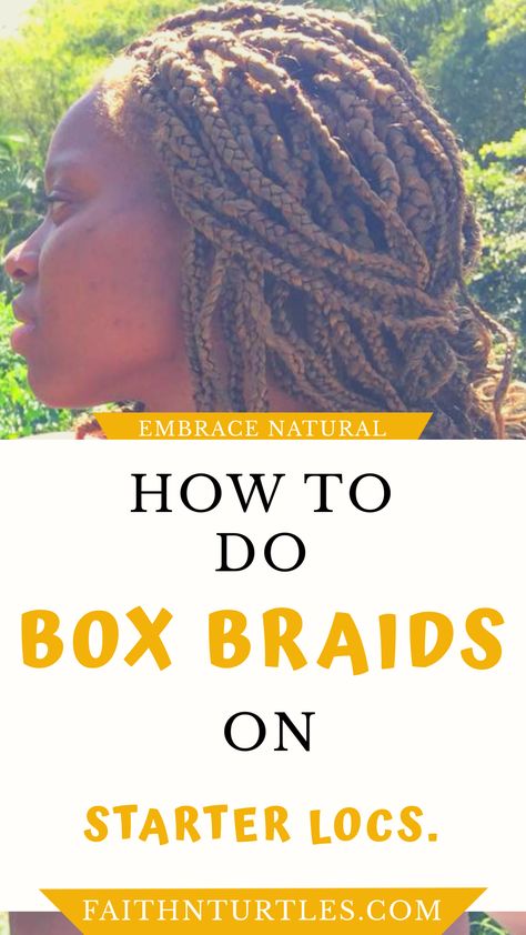 Braids Over Dreadlocks, Box Braids On Locs, Braids On Dreadlocks, Doing Box Braids, Box Braids Over Locs, Box Braid Over Locs, Starter Dreadlocks, Women With Dreadlocks, Under Braids