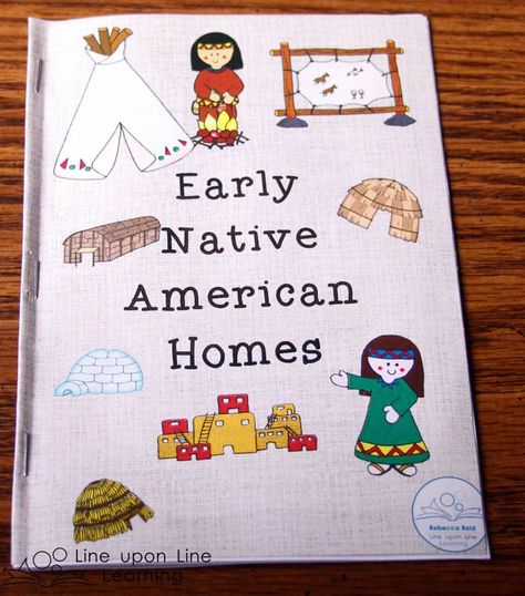 The Early Native American Homes booklet shares some details about the homes early residents of North America lived in, and how those homes reflected the environment in which they were built. Native American Homes, Native American Lessons, Native American Art Projects, Native Americans Unit, Earth Activities, Native American Home, Third Grade Social Studies, Native American Studies, Kindergarten Units