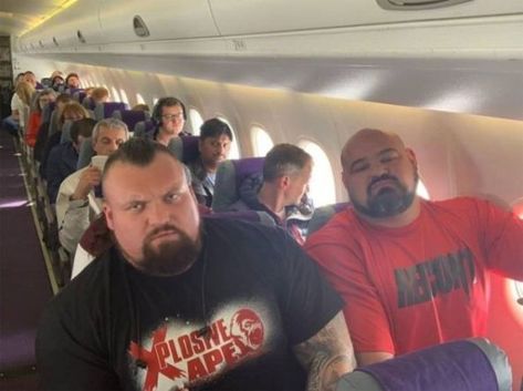 Brian Shaw, Eddie Hall, Bad Men, World's Strongest Man, Economy Seats, Plane Photos, Good Citizen, Strange Photos, Best Credit Cards