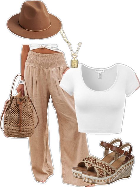 Amazon Vacation Outfit - Everday Style Miami Beach Style Outfit Ideas, Arizona Clothing Style Fashion, 2024 Outfit Trends For Women Summer, Amazon Outfits Women Summer 2023, Amazon Outfits Women Spring 2024, Amazon Mom Outfits, Amazon Resort Wear 2024, Casual Winery Outfit Spring, Resort Wear 2024 Trends