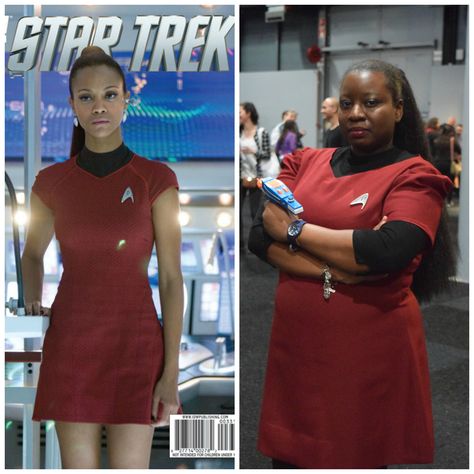 Captain Uhura, Star Trek Cosplay costume Uhura Star Trek, Black Cosplay, Star Trek Cosplay, Random Image, Cosplay Outfits, Cosplay Costume, Star Trek, Cosplay Costumes, Tshirt Dress