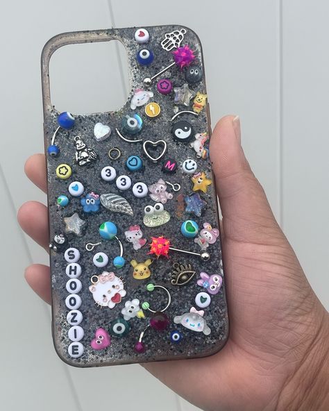 How it started VS. How it’s going ! 🤣☺️. CLICK THE LINK IN MY BIO TO SHOP PREMADE JUNK CASES!!! This junk phone case lets you unleash your inner Maximalist with customizable whimsy and quick production and shipping (no waiting here!). Upgrade your phone game with this Junk phone case! 📱 Protects your phone while adding a unique, playful touch. Stand out from the crowd and show off your quirky personality. (Bonus: doubles as a conversation starter!) . . . . . . #nails #nailart #nailsofins... Starter Nails, Junk Charm Phone Case, Gloomy Bear Phone Case, Halloween Decoden Phone Case, Decoden Phone Case Sanrio, Kirby Decoden Phone Case, Phone Games, Conversation Starters, Nails Nailart