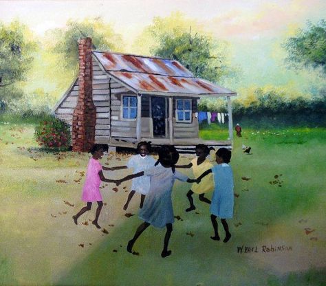 . Black Folk Art, African American Artwork, Art Expressions, Southern Art, Caribbean Art, Black Art Painting, Black Artwork, Beautiful Pics, American Folk Art