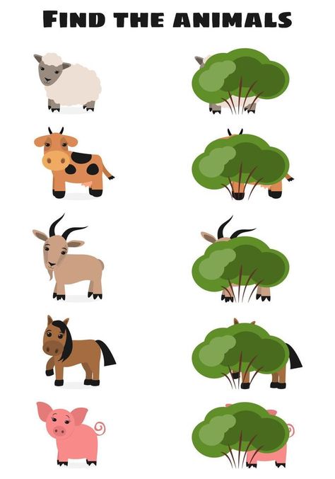 Farm Animals Worksheets Preschool, Farm Worksheets Preschool, Farm Animals Activities For Toddlers, Farm Animals Worksheets For Kids, Animals Games For Kids, Farm Animals Worksheet, Animals For Preschool, Farm Animals Games, Animals Games