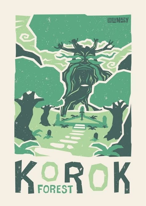 Botw Oc, Korok Forest, Legend Of Zelda Poster, Retro Nintendo, Forest Travel, Zelda Breath Of The Wild, Zelda Art, Legend Of Zelda Breath, Zelda Breath