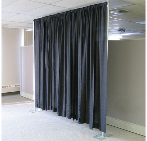 Black Pipe & Drape Diy Pipe And Drape, Wedding Walls, Haunted Hospital, Diy Drapes, Portable Dance Floor, Pipe And Drape Backdrop, Wedding Draping, Portable Stage, Medieval Decor