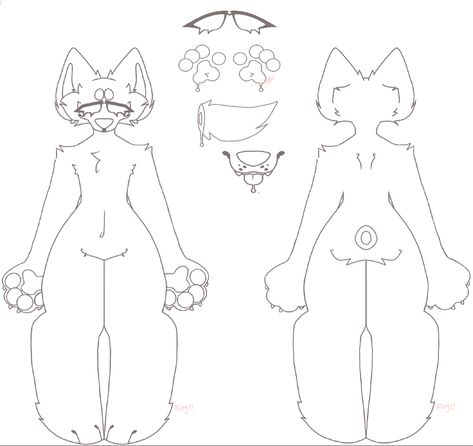 Cat Fursuit Reference Sheet, Fursona Ref Sheet Blank, Fursuit Base Drawing Free, Fursona Body Base, Fursona Ref Sheet Base Free, Fursuit Ref Sheet Base, Fursuit Reference Sheet Base, Wolf Tail Drawing Reference, Fursona Reference Sheet Base