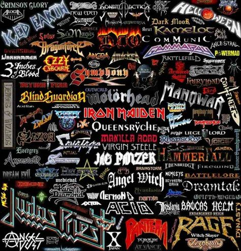 A list of metal bands Heavy Metal Shirts, Metal Band Logos, The Scorpions, Metal Shirts, Heavy Metal Rock, Band Wallpapers, Musica Rock, Power Metal, Music Images