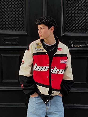 street wear, vintage jacket, bomber jacket, vintage fashion, streetwear outfits Baseball Jacket Women, Underground Clothing, Racing Jackets, Top Streetwear Brands, Streetwear Jackets, Motorcycle Jacket Mens, Racer Jacket, Streetwear Mode, Korean Streetwear